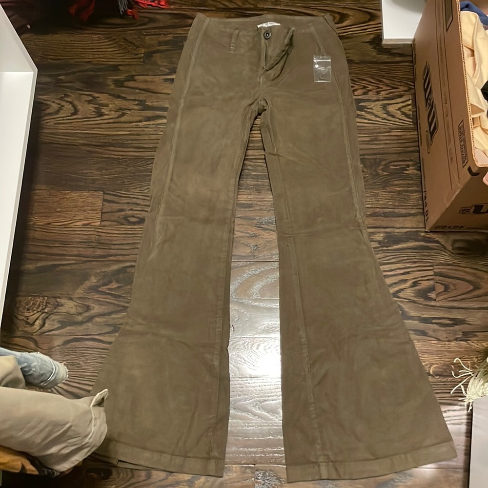 Corduroy flare pants